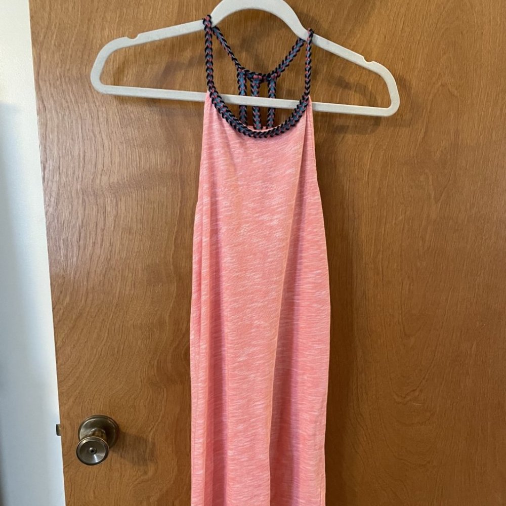 EUC Old Navy Girls Heather Pink Sleeveless Dress Swim Coverup Size Large 10-12